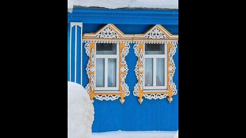 Platbands of the ancient and beautiful city of Suzdal, Vladimir region