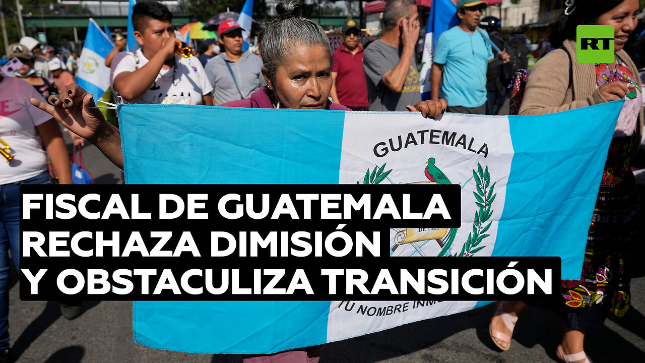 Experto: Fiscal de Guatemala rechaza dimisión y obstaculiza transición