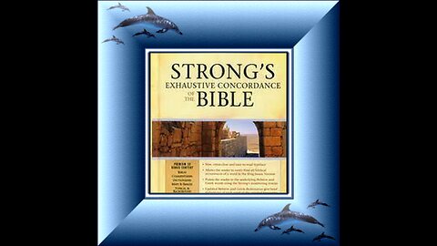 Strong's Concordance: Highly Recommended