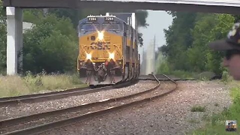 Three CSX Intermodal Trains from Berea, Ohio July 6, 2024 Part 5