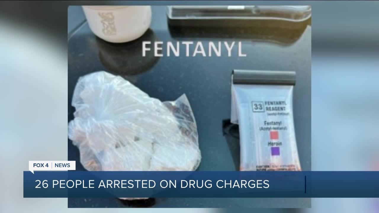 24 arrested in months-long drug operation