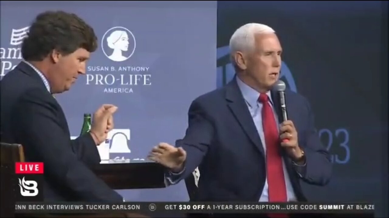 Mike Pence Gets Frustrated With Tucker Over Ukraine