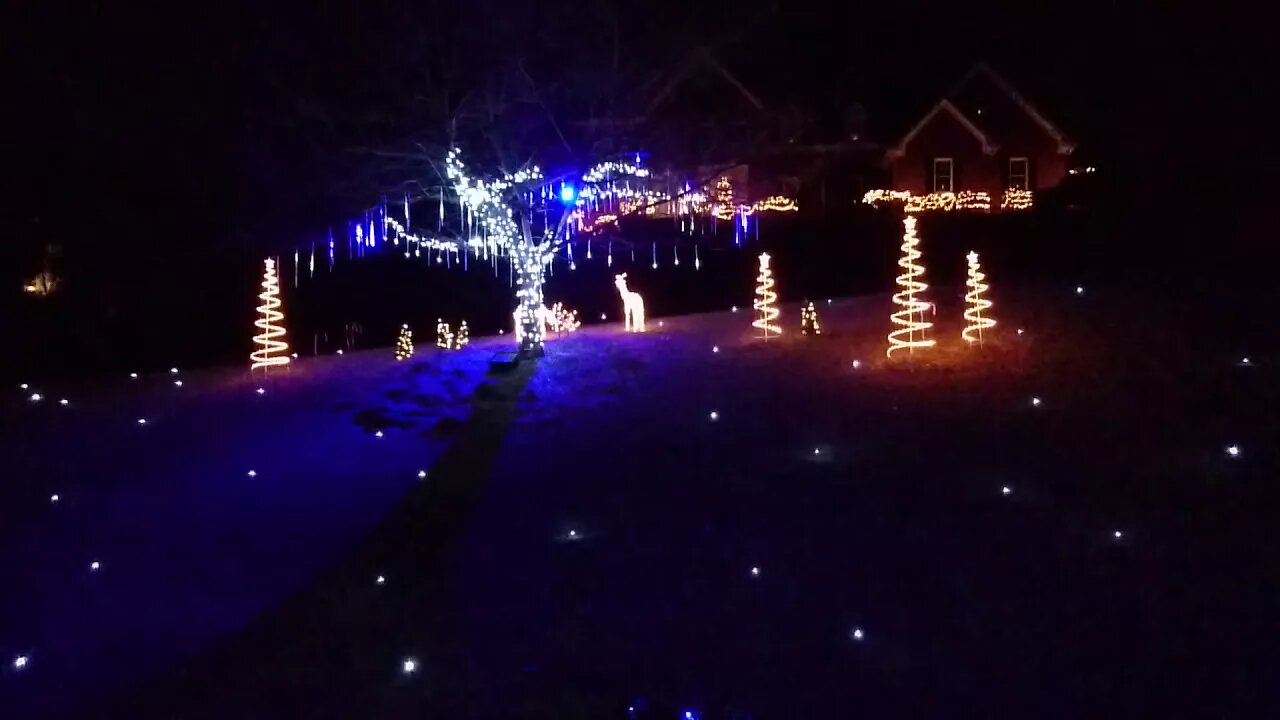 Christmas icicle tree 2017