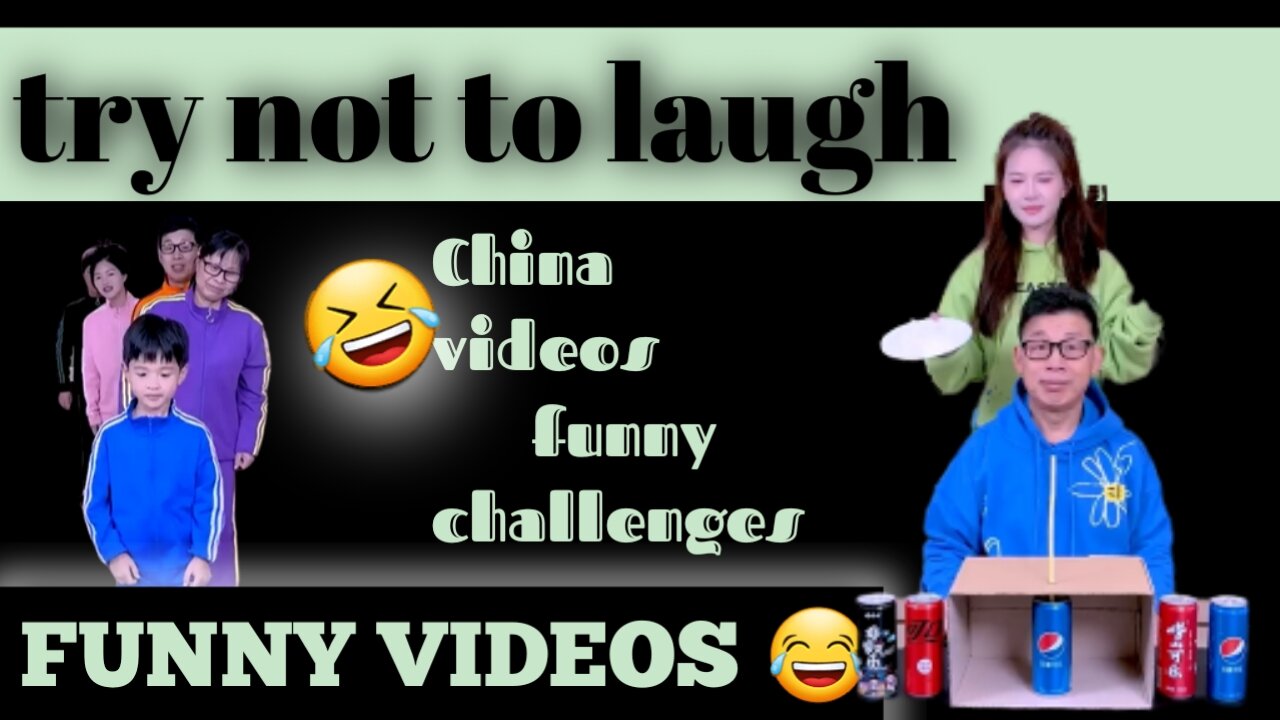 Different funny challenges / China funny vidoes / comedy