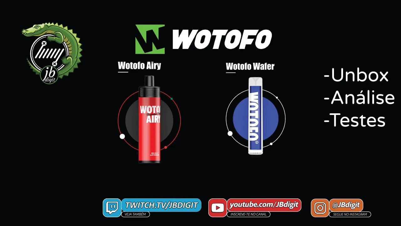 [PT] Wotofo AIRY e Wotofo WAFER - pena serem descartaveis....