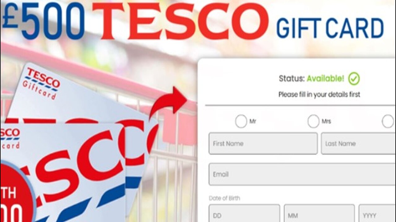 Grab Your Tesco Gift Card Now!