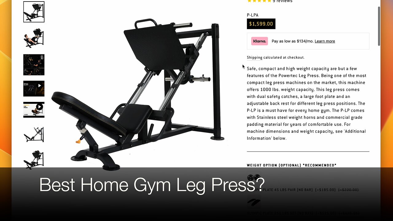 Is PowerTec the Best Home Gym Leg Press?