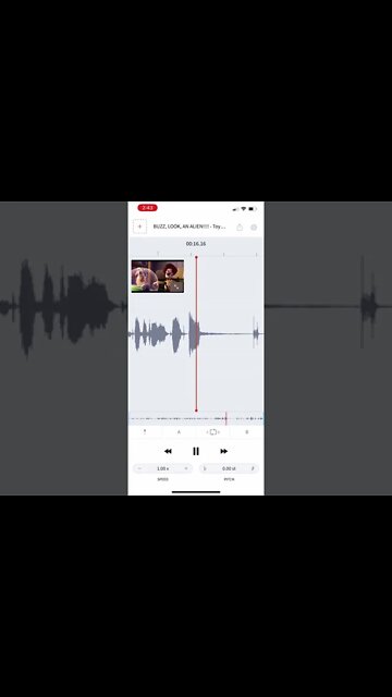 AudioStretch Buzz look an alien meme. How YTP are made #shorts