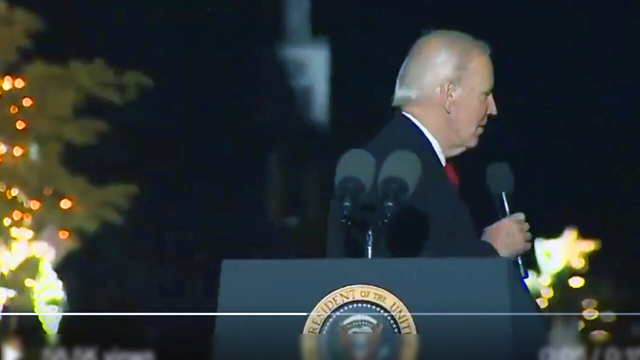 Joe Biden Confused Forgets To Put Down Microphone