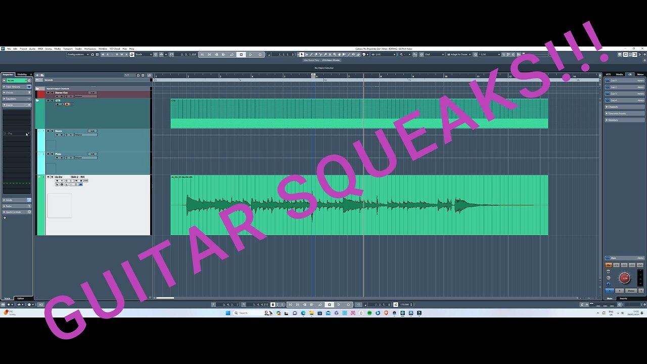 Reducing Fret Noise from a Guitar Recording