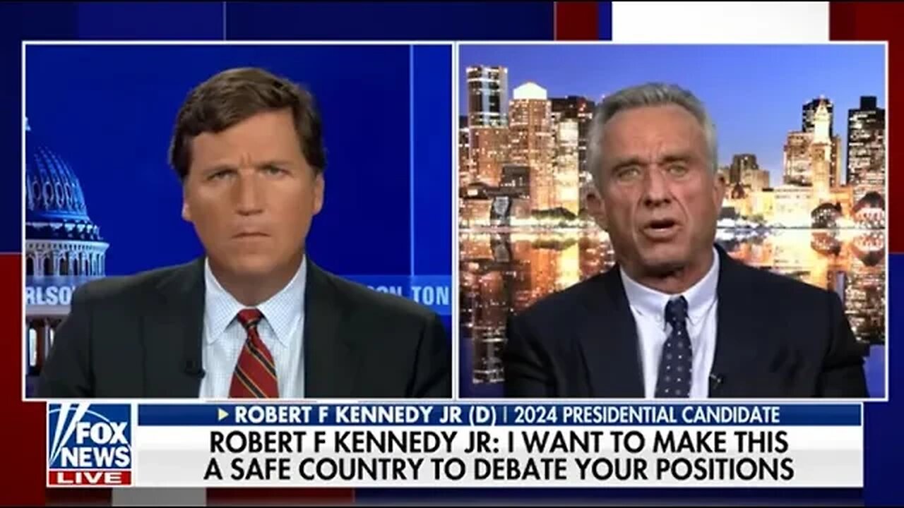 Robert F. Kennedy on Tucker Carlson challenging Biden in 2024