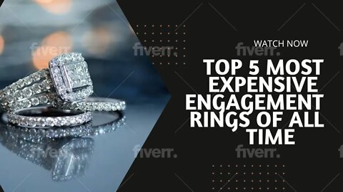 Top 5 most expensive engagement rings of all time