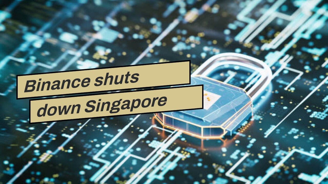 Binance shuts down Singapore cryptocurrency exchange - Questions