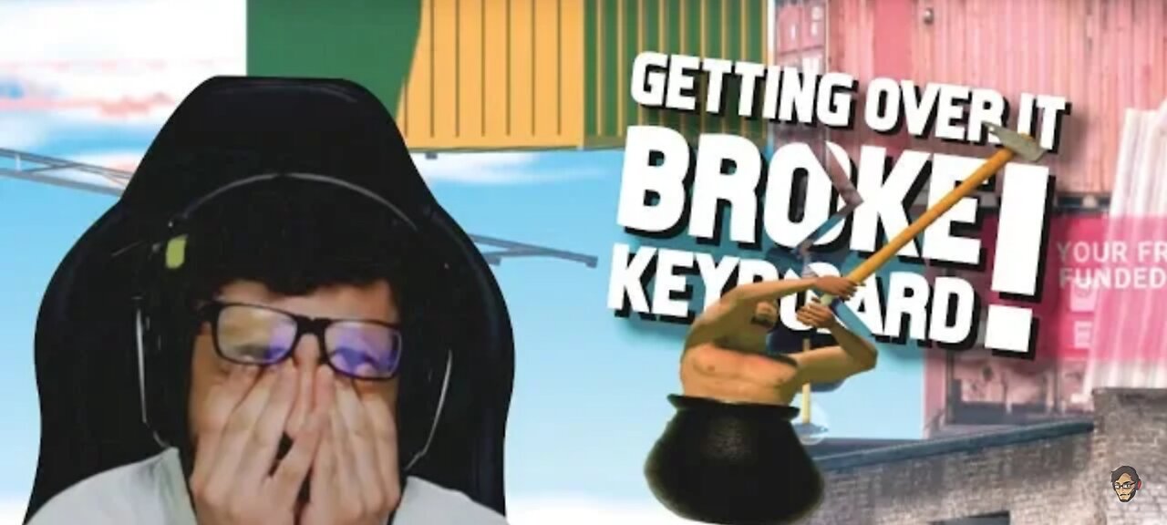 CARRYMINATI GETTING OVER IT | FUNNIEST MOMENTS | BROKE KEYBOARD #carryminati
