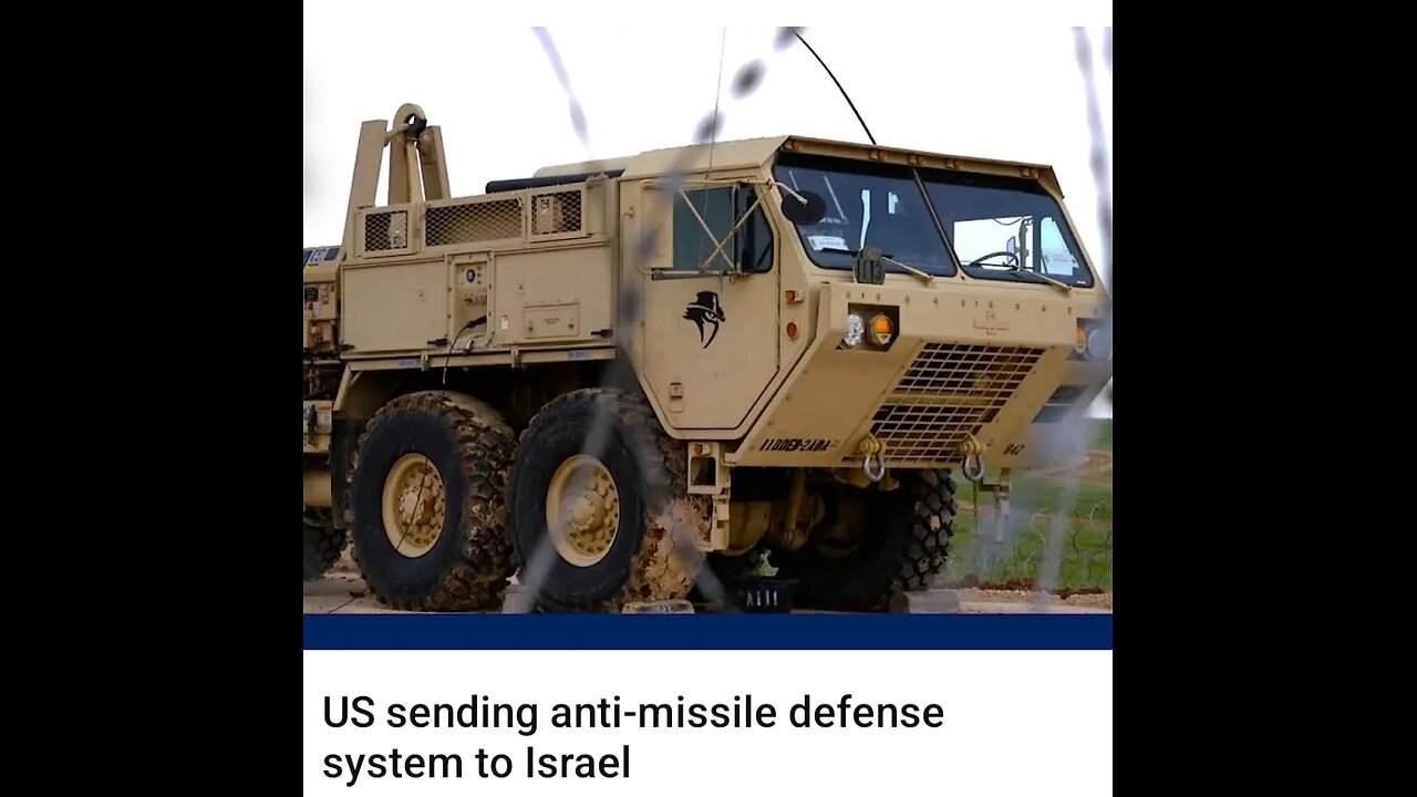 US sending anti-missile defence system to Israel