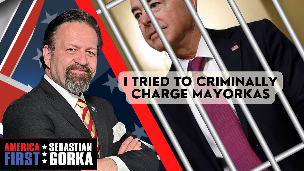 I tried to criminally charge Mayorkas. Sheriff Mark Lamb with Sebastian Gorka One on One