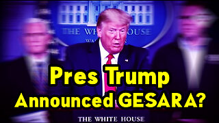 Bombshell! Trump Announced GESARA?