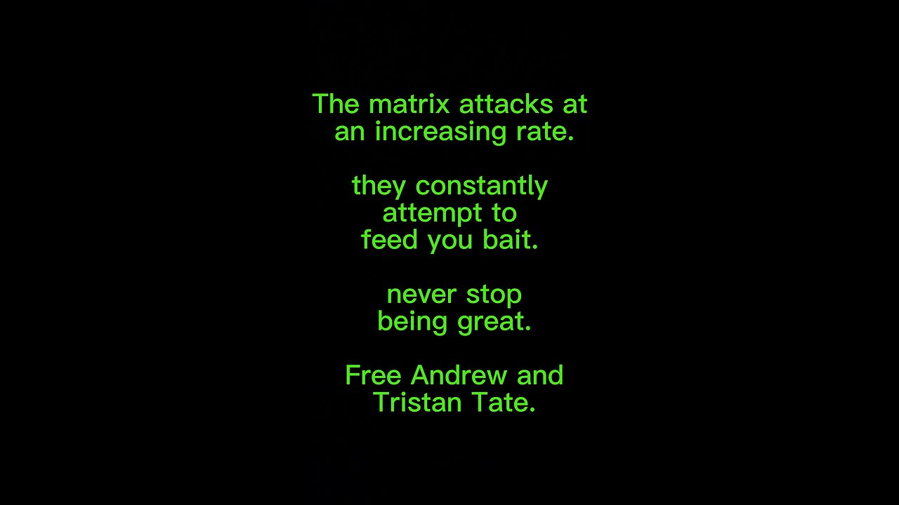 Free Andrew and Tristan Tate.