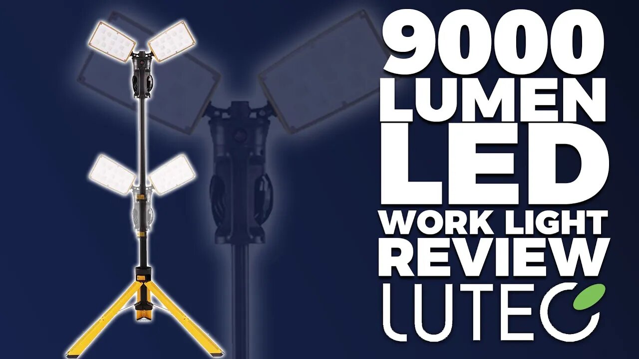 Lutec 9000 Lumen work light (Tech Review)
