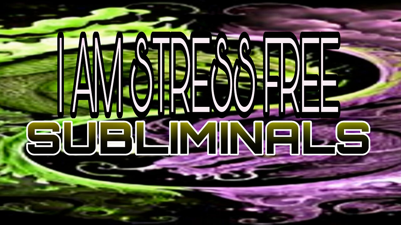 🔱 I AM STRESS FREE 🔱 SUBLIMINALS 🔱 (use for self hypnosis, meditation, sleep)