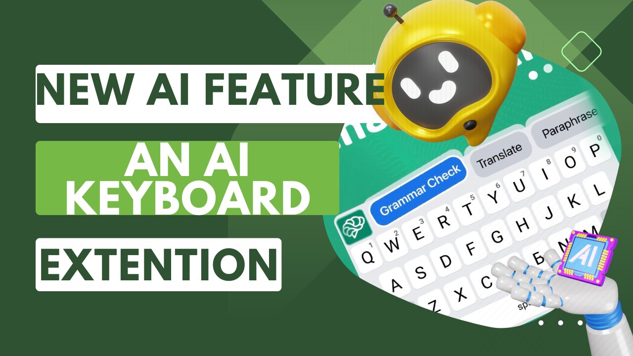 An Amazing New Feature Has Introduced In AI | An AI Keyboard Extension | Powered By The ChatGPT