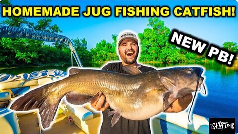 Homemade jug fishing for TROPHY CATFISH