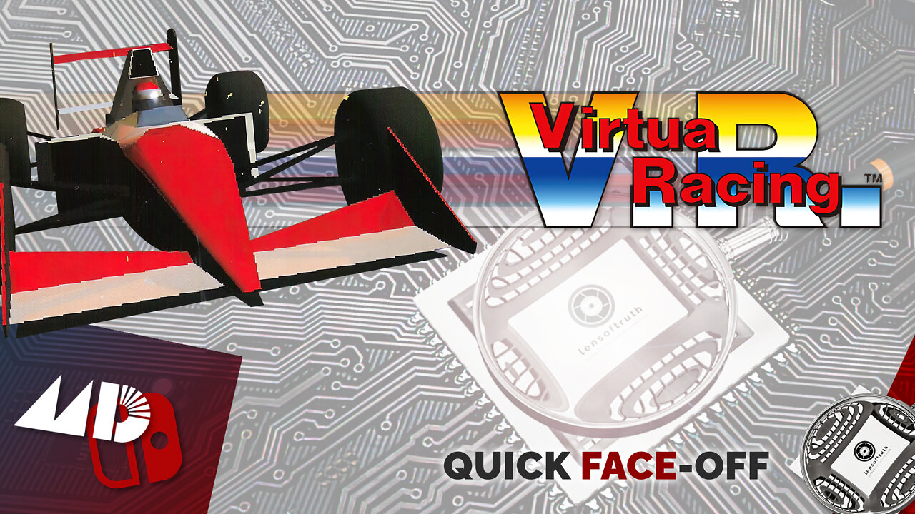 Virtua Racing Quick Face-off - Sega Megadrive/Genesis VS Nintendo Switch (Sega Ages)