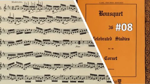 🎺🎺🎺 [TRUMPET ETUDE] BOUSQUET 36 Celebrated Studies for the Cornet - #08 por Helder Passinho Jr.