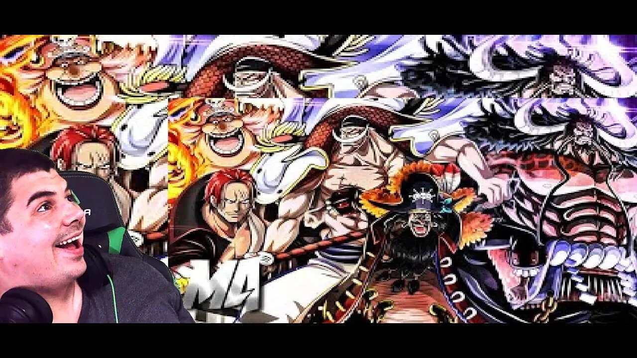 React Yonkou One Piece - Imperador Do Mar Especial 50K URT - Melhor do mundo