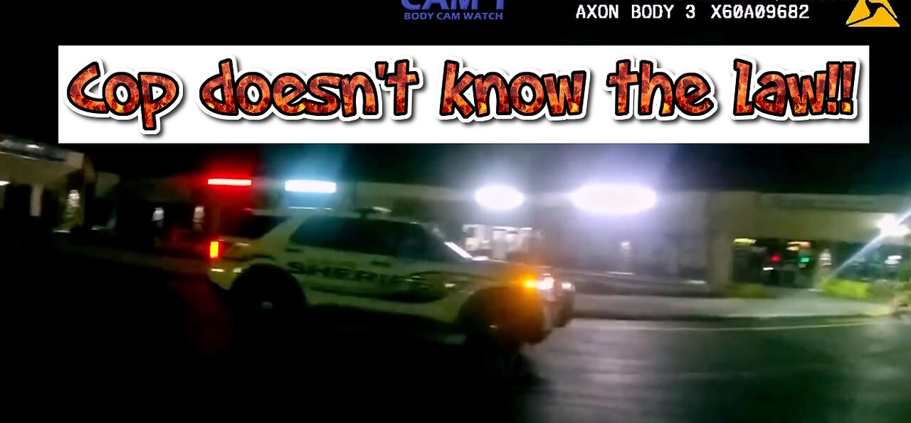 Cop does not know how the trespassing law works. Warnings do NOT require ID