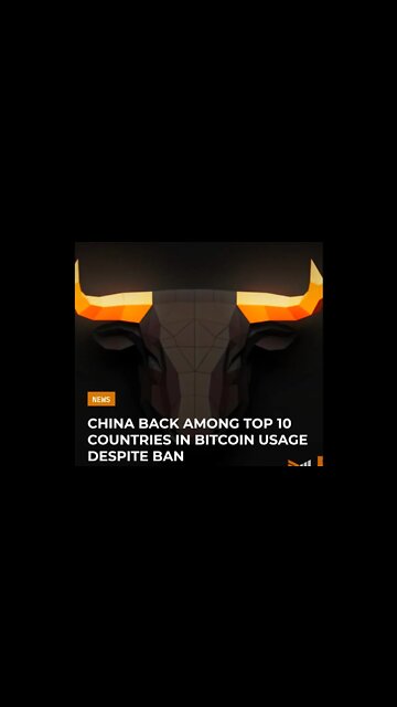 CHINA BACK AMONG TOP 10 COUNTRIES IN BITCOIN USAGE | Crypto News | Crypto Mash News #crypto #shorts