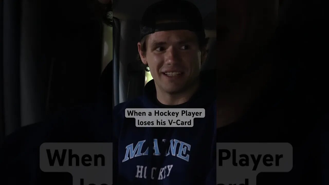 When a Hockey Player Loses His V-Card