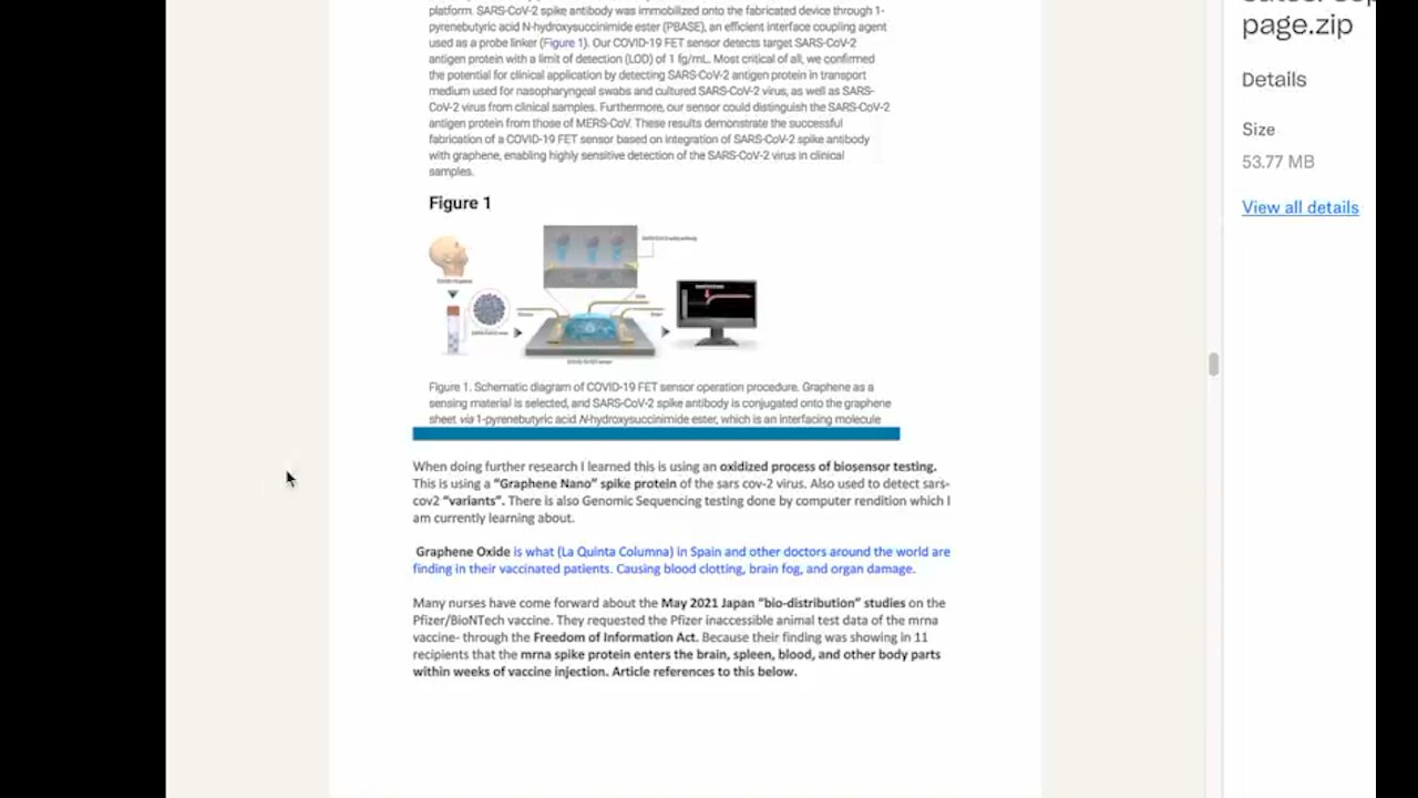 PDF on Delta Biosensor Testing & Leonard Horowitz findings on mrna vaccine dangers. Oct.3rd 2021