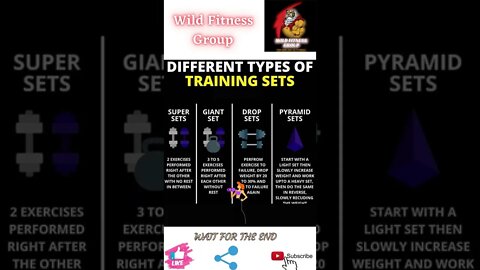 🔥Different types of training sets🔥#shorts🔥#wildfitnessgroup🔥21 April 2022🔥