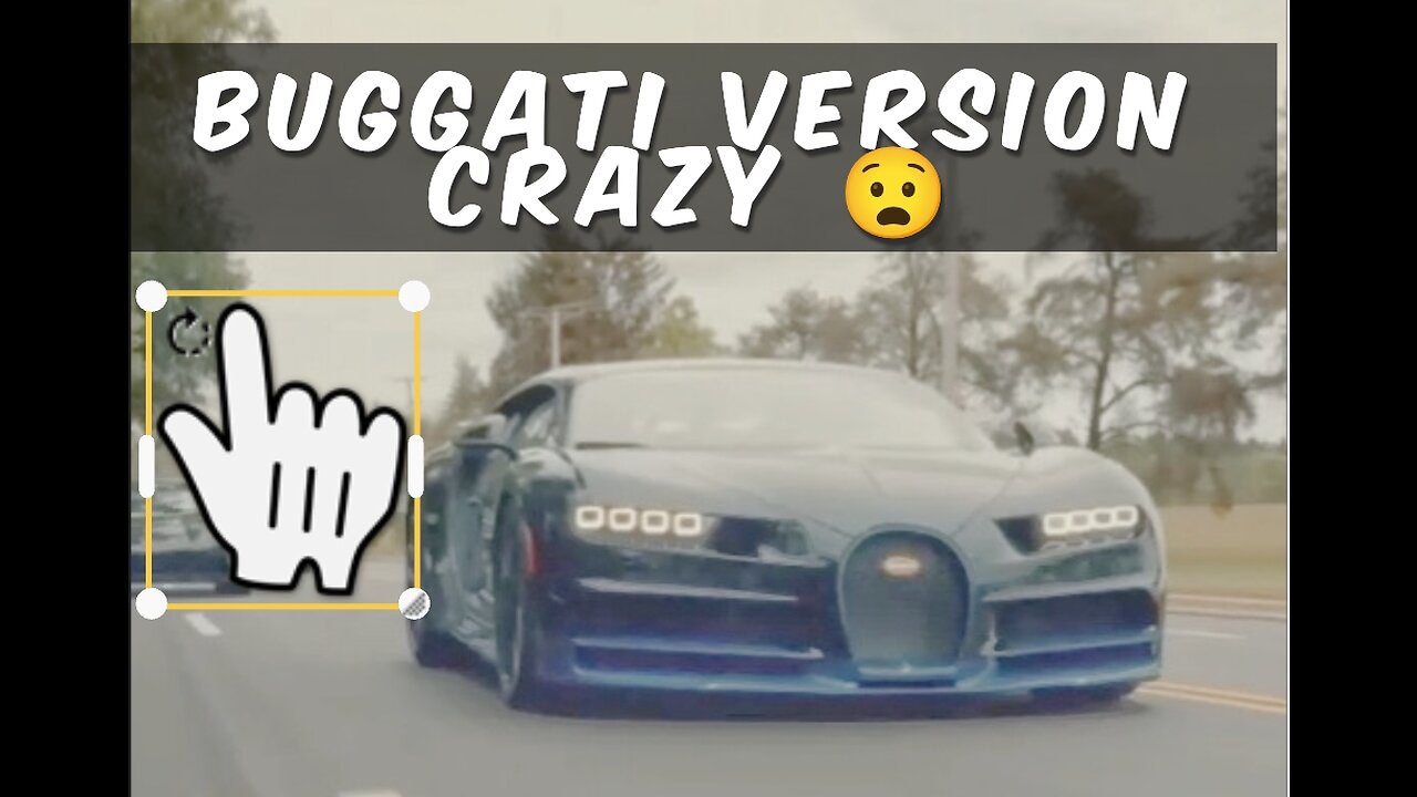 Buggati version doing Buggati things 😍💯