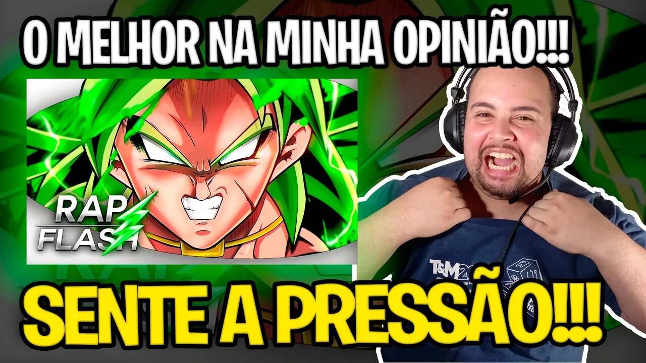 REACT Rap do Broly - Super Saiyajin Berserker (DBS) // Flash Beats (Prod. MK)