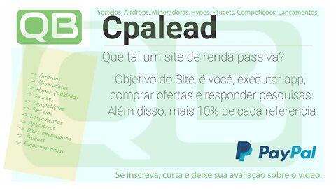 Faucet - Cpalead - Ganhe dinheiro (baixando, e divulgando