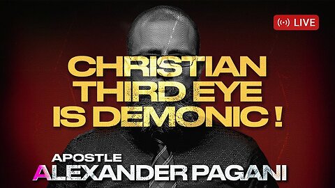 Christian 𝐓𝐇𝐈𝐑𝐃 𝐄𝐘𝐄 Is Demonic Not Prophetic! 👁𓂀🪬