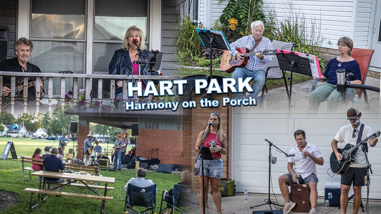 Menasha Hart Park Harmony on the Porch Music Event in Menasha Wisconsin