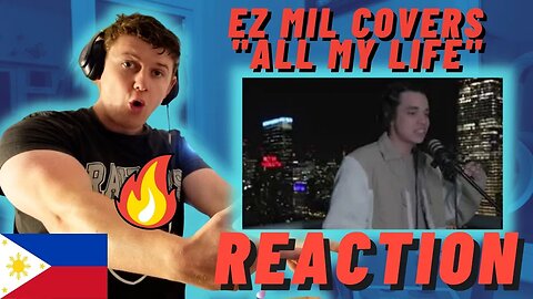 🇵🇭EZ Mil Covers "All My Life" on Rosenberg's Rooftop - IRISH REACTION