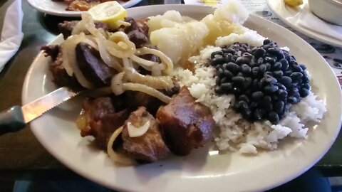 MEAL OF THE DAY AT HAVANA CLUB AND BAR EL MONTE CA USA