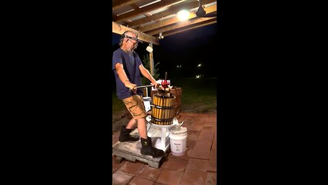 Grape Juice Pressing