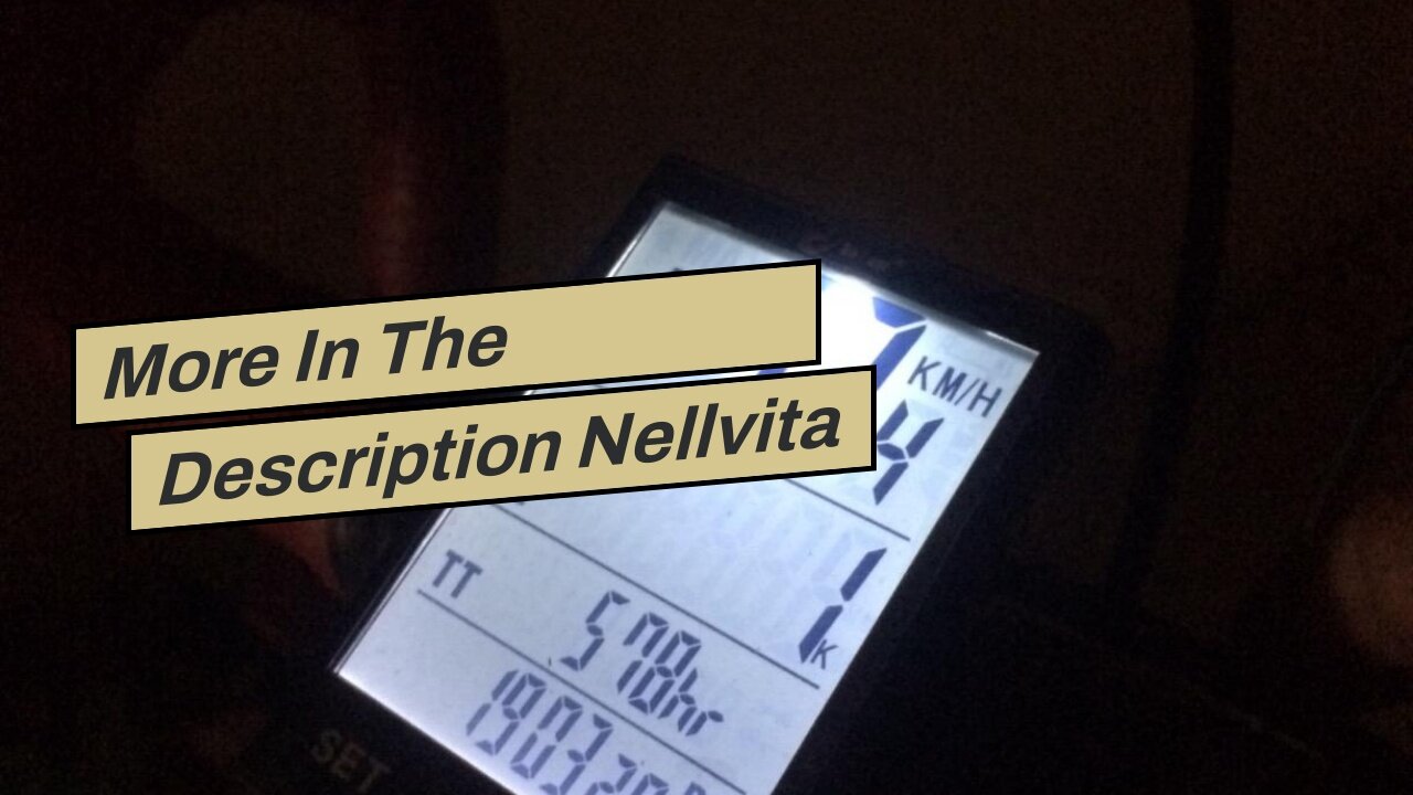 More In The Description Nellvita Multi Function Wireless Bike Cycling Computer Water Resistant...