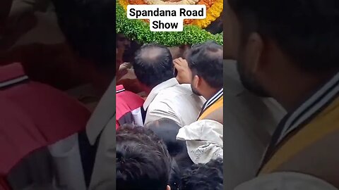 spandana road show in malleshwaram | #spandana,#vijayraghavendrawife,#shorts,