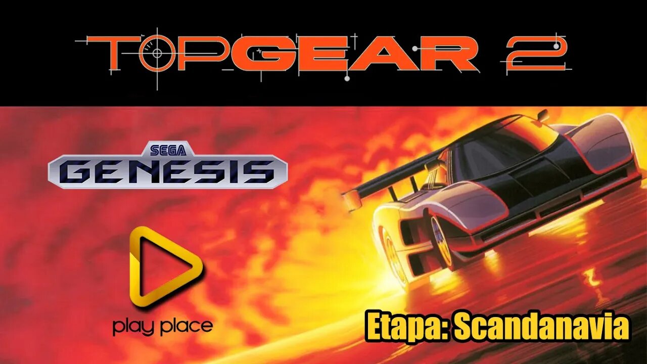 Top Gear 2 - Sega Genesis / Scandanavia