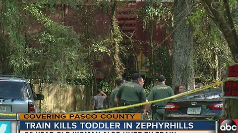 5:00 p.m. Two-year-old boy and woman hit by train in Zephyrhills