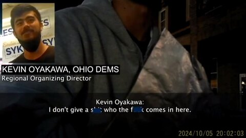 Sherrod Brown Campaign Hire, "Open the f---ing border, I don’t give a s--- who comes in here," Ohio Democrat on video Leak