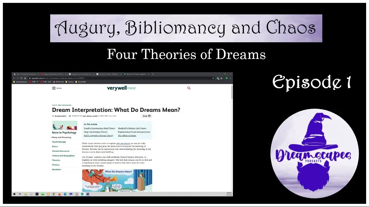 A.B.C. Ep1 - Four Theories of Dream Analysis