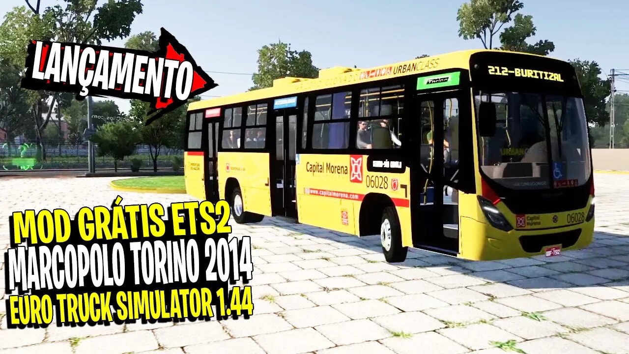 ▶️ETS2 1.44 Lançamento - ONIBUS MERCEDES MARCOPOLO TORINO 2014