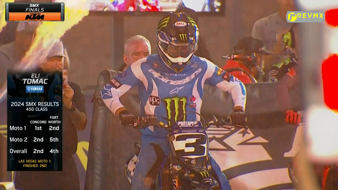 ALL RACING 250 & 450 SMX Playoff Round 3 Las Vegas Supermotocross Supercross Motocross